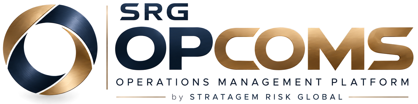 SRG OPCOMS, Operations Management Platform, by Stratagem Risk Global
